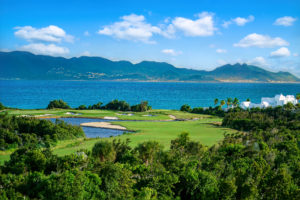 golf course overlooking ocean